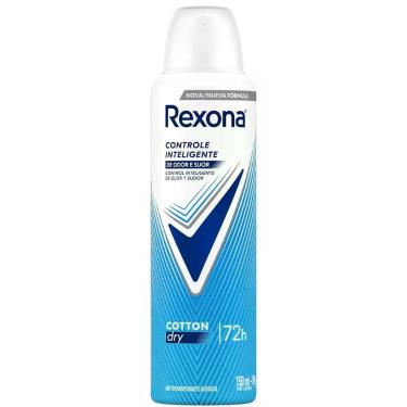 Imagem de Antitranspirante Rexona Feminino Cotton Dry 150ml, 1 unidade