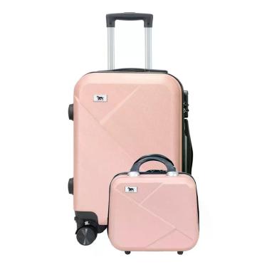 Imagem de Kit Mala de Viagem Bordo 20 e Frasqueira 12 Polegadas 10kg Padrão ANAC