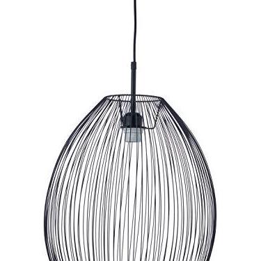 Imagem de Pendente em Metal, Mart, Preto 38 Cm
