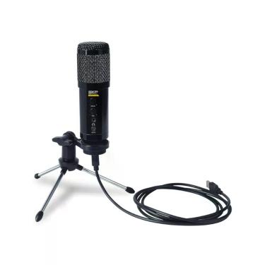 Imagem de Microfone Podcast-400u Plug And Play Cápsula Cardióide Direcional Preto SKP Pro Audio