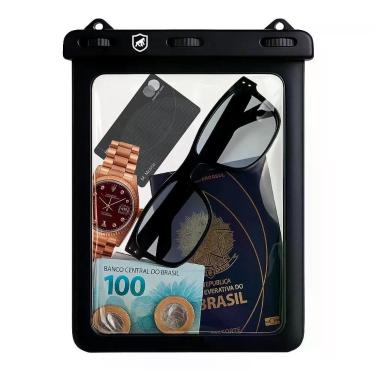Imagem de Bolsa à Prova D'água Gshield Vertical Ideal para Praia e Piscina em Poliuretano Termoplástico TPU Transparente Unissex
