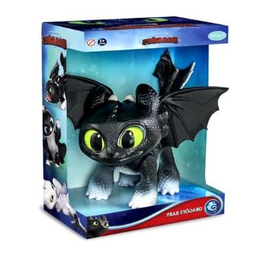 Imagem de Boneco Articulado Filhote do Banguela de Como Treinar seu Dragão Dawn Dusk ou Eclipse - 1 Unidade (Dragão Eclipse)