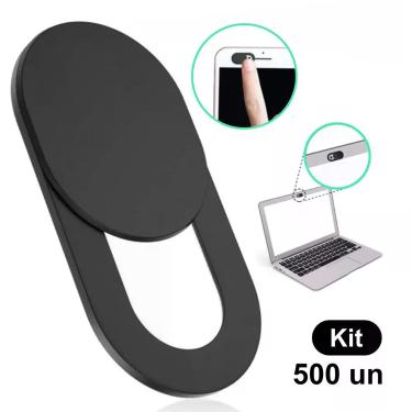 Imagem de Kit 500x Tapa Tampa Bloqueador Câmera Webcam Cover Anti-Espião Noteboo