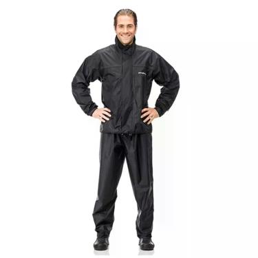 Imagem de Capa De Chuva Motoqueiro Motoboy Nylon Pantaneiro Com Gola , M