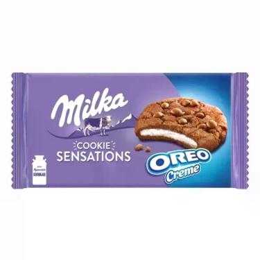 Imagem de Biscoito Sensations Oreo Creme Milka 156g - Oreo Milka