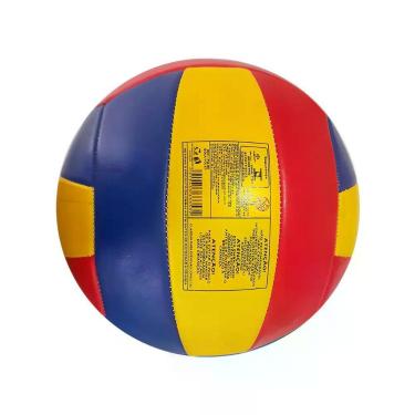Imagem de Bola de Vôlei Kasgol No5 Tamanho Padrão Oficial Azul Amarelo e Vermelho