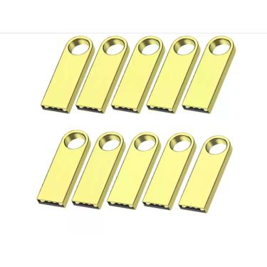 Imagem de Pen Drive 32gb DOURADO de Metal - Não personalizamos - Walunt