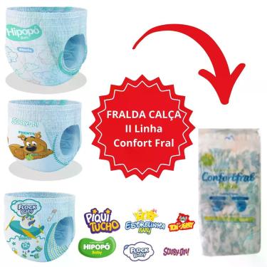 Imagem de Fralda Shortinho Confortfral Pacotão II Linha Estampas Sortidas Todos