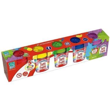Imagem de Massinha tutti frutti kit massas divertidas com 5 potes super toys, .,