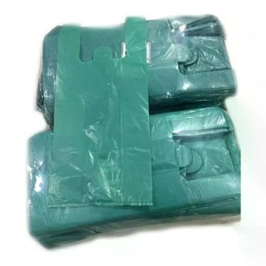 Imagem de Kit 3 Sacola Plástica Reciclada 30x40-40x50-45x60 1 kg Cada para Uso Comercial Grossa Transparente Higipack