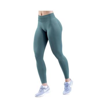 Imagem de Leggings Esportivas Sem Costura De Cintura Alta Para Mulheres Com Pain