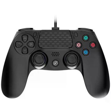 Imagem de Controle Joystick Gamer Kalkan Hagel Pro Preto Klk00002 Touchpad com f