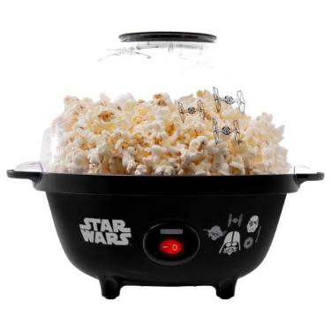 Imagem de Pipoqueira Bowl Star Wars Mallory – Pipoca Doce ou Salgada, Tampa Bowl, Botão Liga/Desliga, Pés Antiderrapantes, Produto Licenciado Disney - 220V