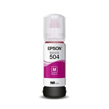 Imagem de Garrafa de Tinta Original Epson EcoTank T504 Magenta - T504320