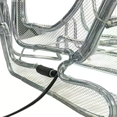Imagem de Armação De Rena Com Trenó Natalina Led 220v