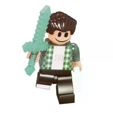 Imagem de Brinquedo Boneco Bloco De Montar Roblox Compatível Com Lego - Authentic