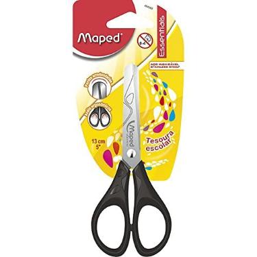 Imagem de Tesoura Escolar sem Ponta 13cm, Maped, Essential, 464260, Preto