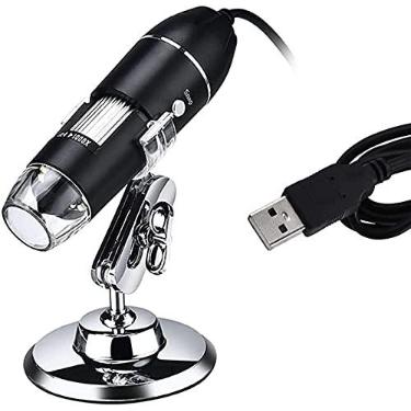 Imagem de Microscópio Digital Usb Zoom 1600x Profissional Técnico Pc