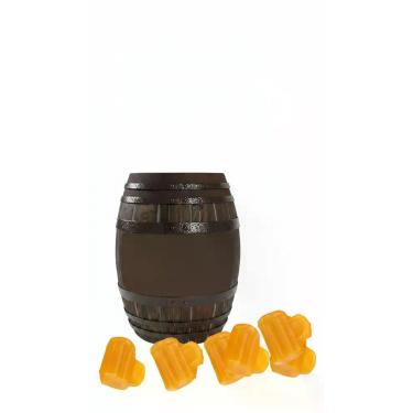 Imagem de Barril Doces Mastigáveis Sabor Cerveja Amanteigada 42g - Congratulatio
