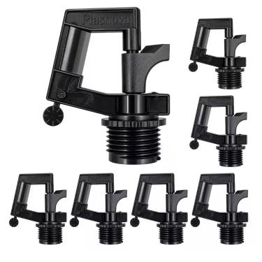 Imagem de Kit Microaspersor Rotativo Rotor Rain Rosca 1/2" Jardim Horta Irrigaçã