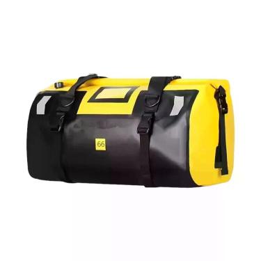 Imagem de Bolsa De Selim Para Motocicleta Impermeável Preta 20L-130L, Mochila De