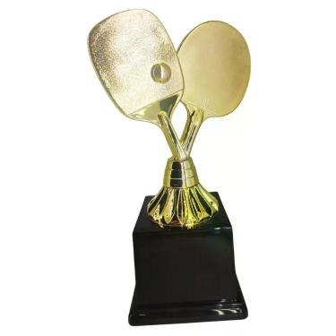 Imagem de Troféu Vitória 600022 Tênis de Mesa 18cm Cor Dourado, Dourado, Único, 