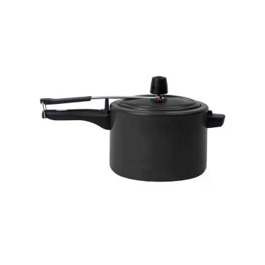 Imagem de Panela de Pressão Vapt Antiaderente Alumínio com Revestimento Cerâmico 4,5L Preta Brinox