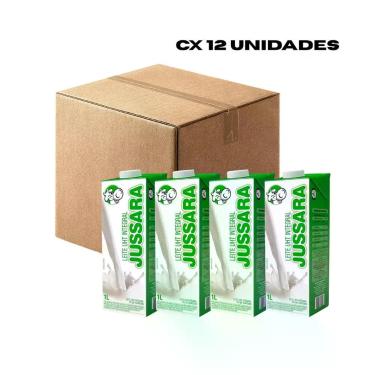 Imagem de Leite Integral Jussara 1 Litro Caixa Fechada 12 Uni