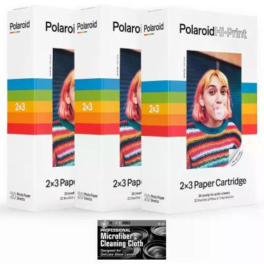 Imagem de Papel Fotográfico The Imaging World 2x3  60 Folhas + Pano de Microfibr