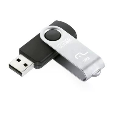 Imagem de Pen Driver 128gb - Twist Preto - Multilaser