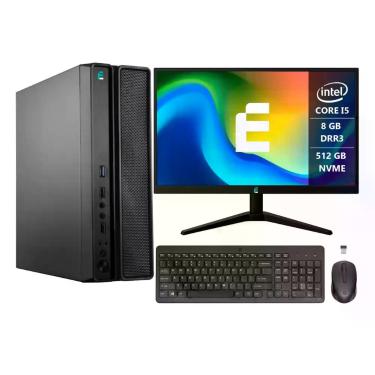 Imagem de PC Completo eFacini Prime i5 4ª Ger, 8GB, SSD 512GB, WiFi 6, BT 5.3, W