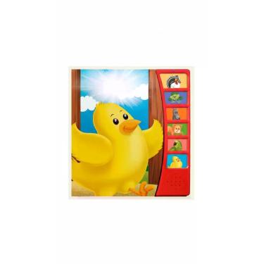 Imagem de Livro infantil sons da fazenda com botões - Congratulations Store