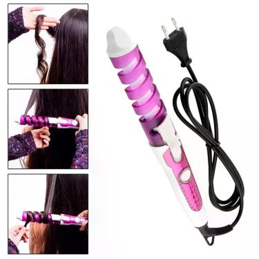 Imagem de Modelador De Cachos Bivolt Escova Elétrica Ondulação Profissional - BI