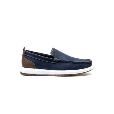 Imagem de Sapato Democrata Mocassim Easy Flop Pulse 610101 Azul Navy
