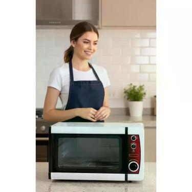 Imagem de Forno Elétrico 46L 1750W Branco 127V Fácil Limpeza - Congratulations S