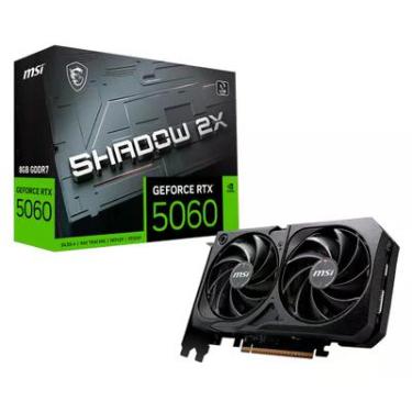 Imagem de Placa De Video Msi Geforce RTX 5060 Shadow 2x Oc 8GB Gddr7 128 Bits 912-v537-037