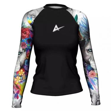 Imagem de Lycra Surf White lion Feminina Atlética Esportes, M