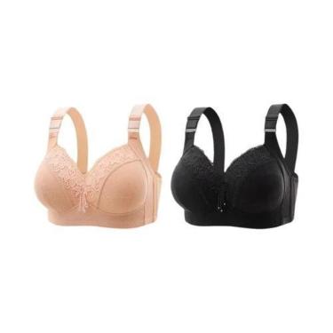 Imagem de Bralette de Renda Plus Size - Decote V Profundo - Lingerie Sexy, 44, 2