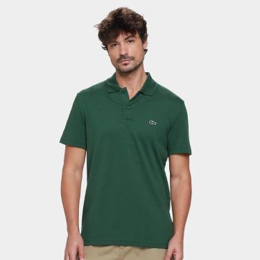 Imagem de Camisa Polo Lacoste Regular Masculina, Verde, M