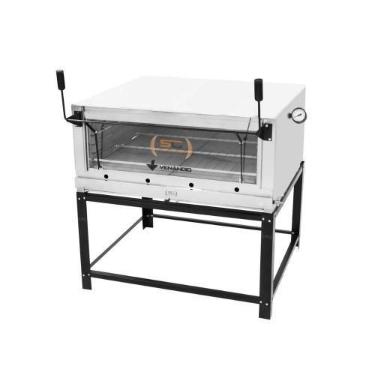 Imagem de Forno Refratário Lastro 95x95 Gás Roma Inox Firi110 - Venâncio