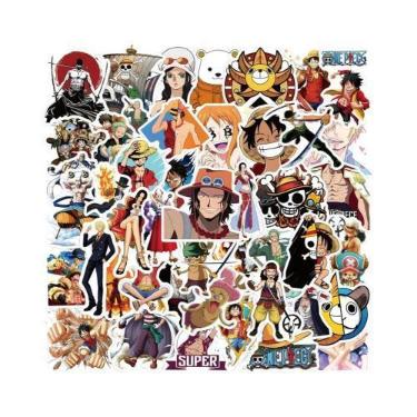 Imagem de Adesivos De Anime One Piece 50/100pcs, Decalques De Desenhos Animados 