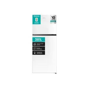 Imagem de Geladeira Hisense Duplex 379L Frost Free Inverter RT375N3EWA1 Branca 127VHisense Duplex 379L Frost Free Inverter RT375N3EWA1 Branca