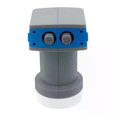 Imagem de LNBF Universal Duplo Aquário DHT-02 para Antena Offset Banda KU 2 Saídas Baixo Ruído 60dB