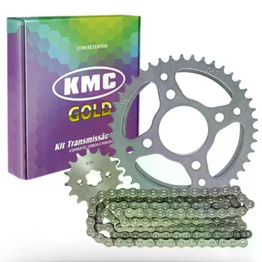 Imagem de Kit Relação Kmc Gold Honda Xre300 2009-2023 Com Retentor