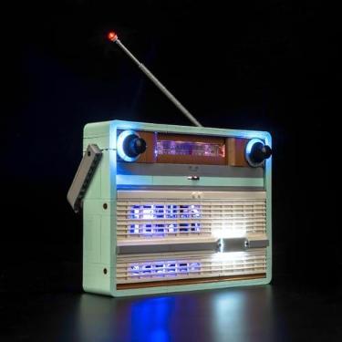 Imagem de Hilighting Kit De Iluminação Led Atualizado Para Conjunto Construção Rádio Retrô Lego, Compatível Com 10334 (Modelo Não Incluído)
