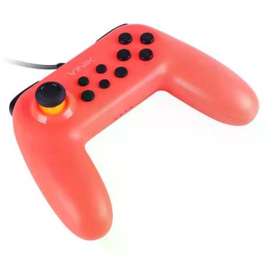 Imagem de Kit 2 Controles para Videogame Vinik NS Color Nintendo Switch USB 2.0 com Fio e Vibração