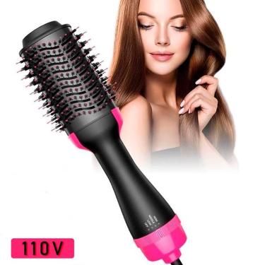 Imagem de Escova Secador Seca Cabelos Tira Frizz Alisa - BELLATOR, 110V