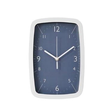 Imagem de Relógio de parede Relógio retangular moderno para sala de estar, silencioso e com funcionamento simples a bateria para decoração de casa(13 inches)