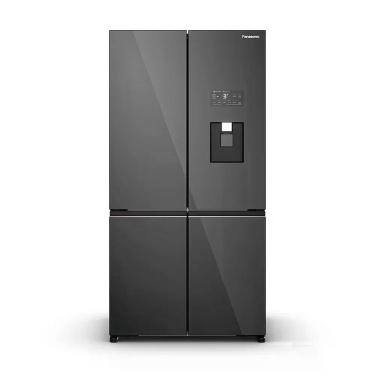 Imagem de Geladeira Panasonic French Door Frost Free Inverter 618L Prime+ Edition Uniqglass Max Dark Glass NR-DB99GVWBA 110V