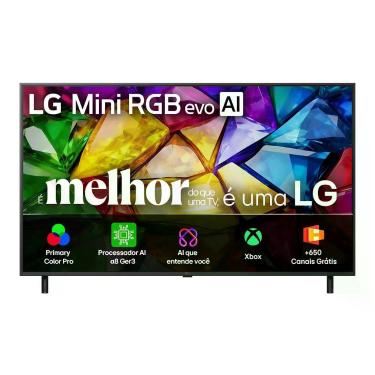 Imagem de Smart TV 4K LG Mini RGB EVO 65 Polegadas Processador A8 AI Gen 3, Supe